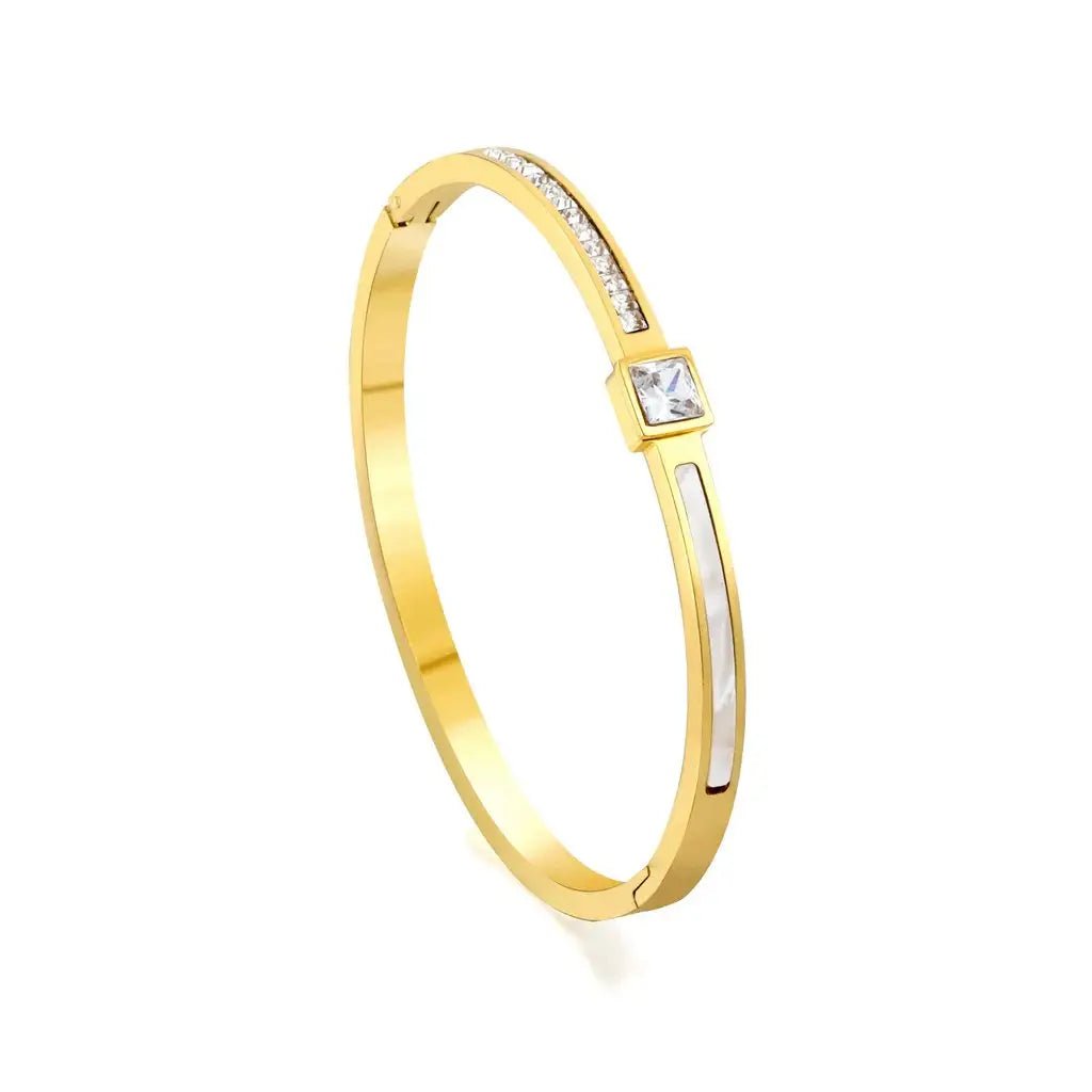 Gold & Zircon Bracelet - Sono Chic