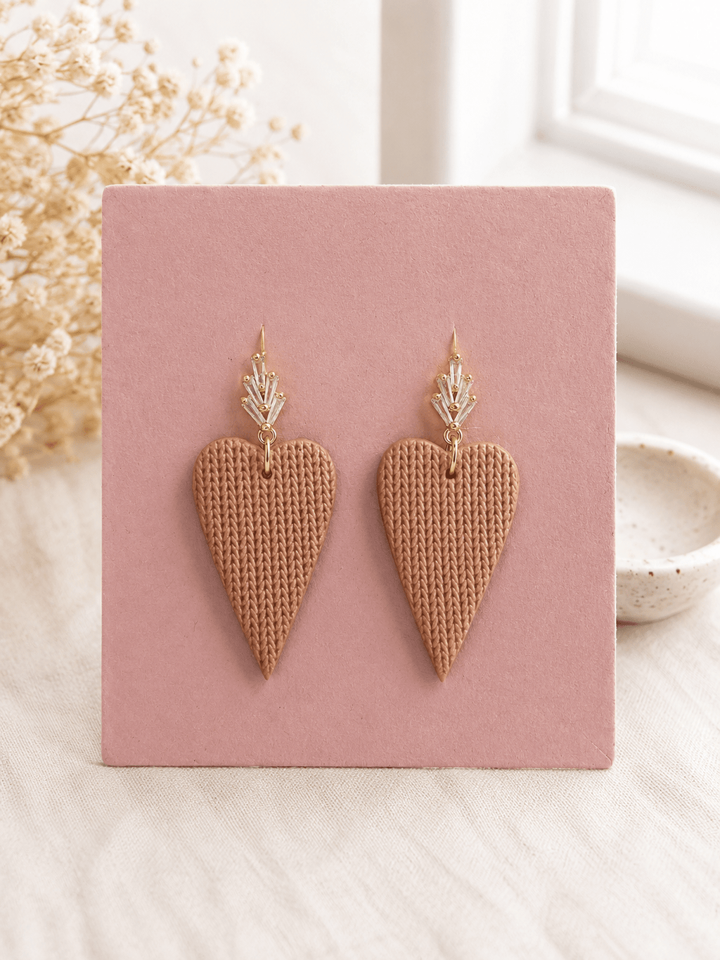 Handcrafted Heart Earrings - Sono Chic