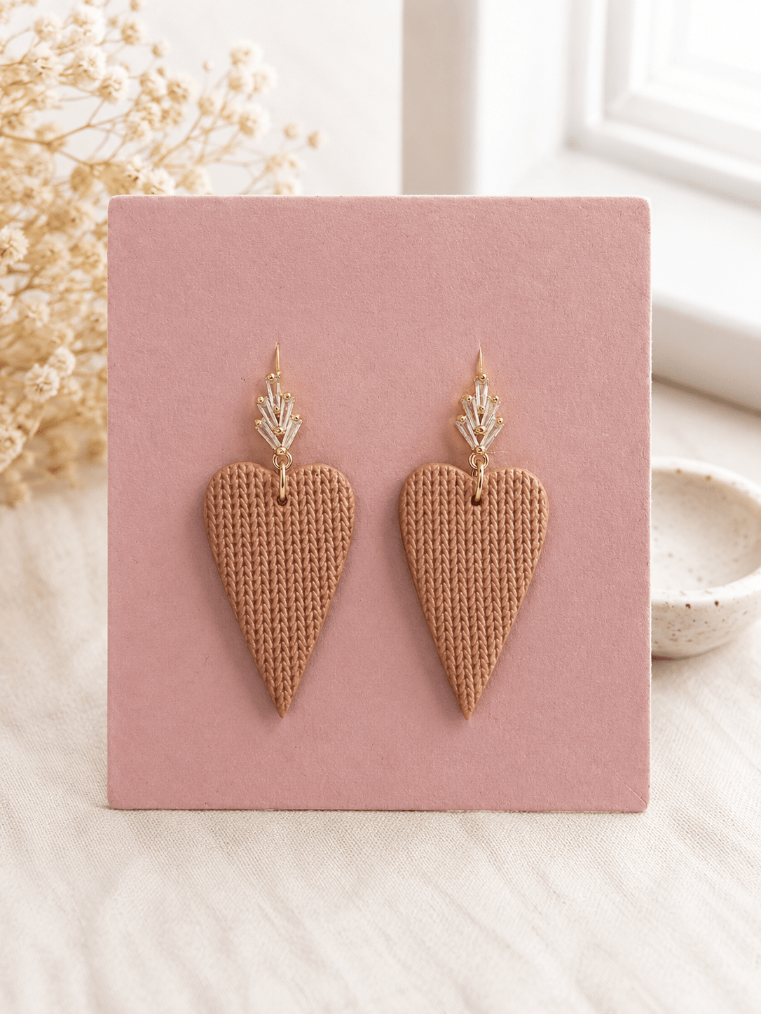 Handcrafted Heart Earrings - Sono Chic