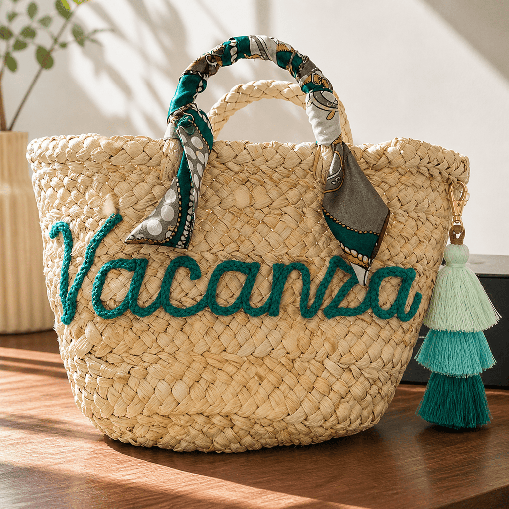 Vacanza Straw Beach Bag - Sono Chic