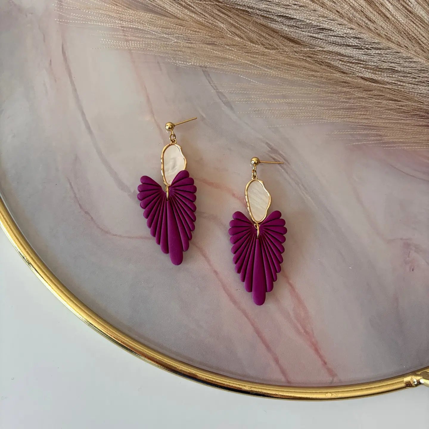 Handcrafted Dream Leaf Earrings - Sono Chic