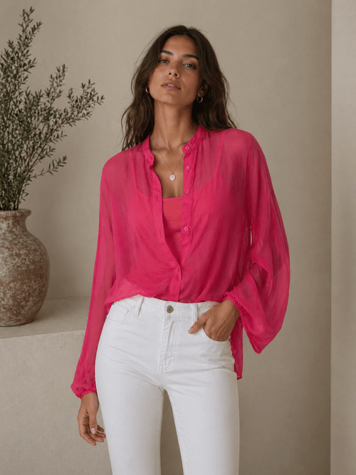 Camicia Rosso - Fragola - Sono Chic