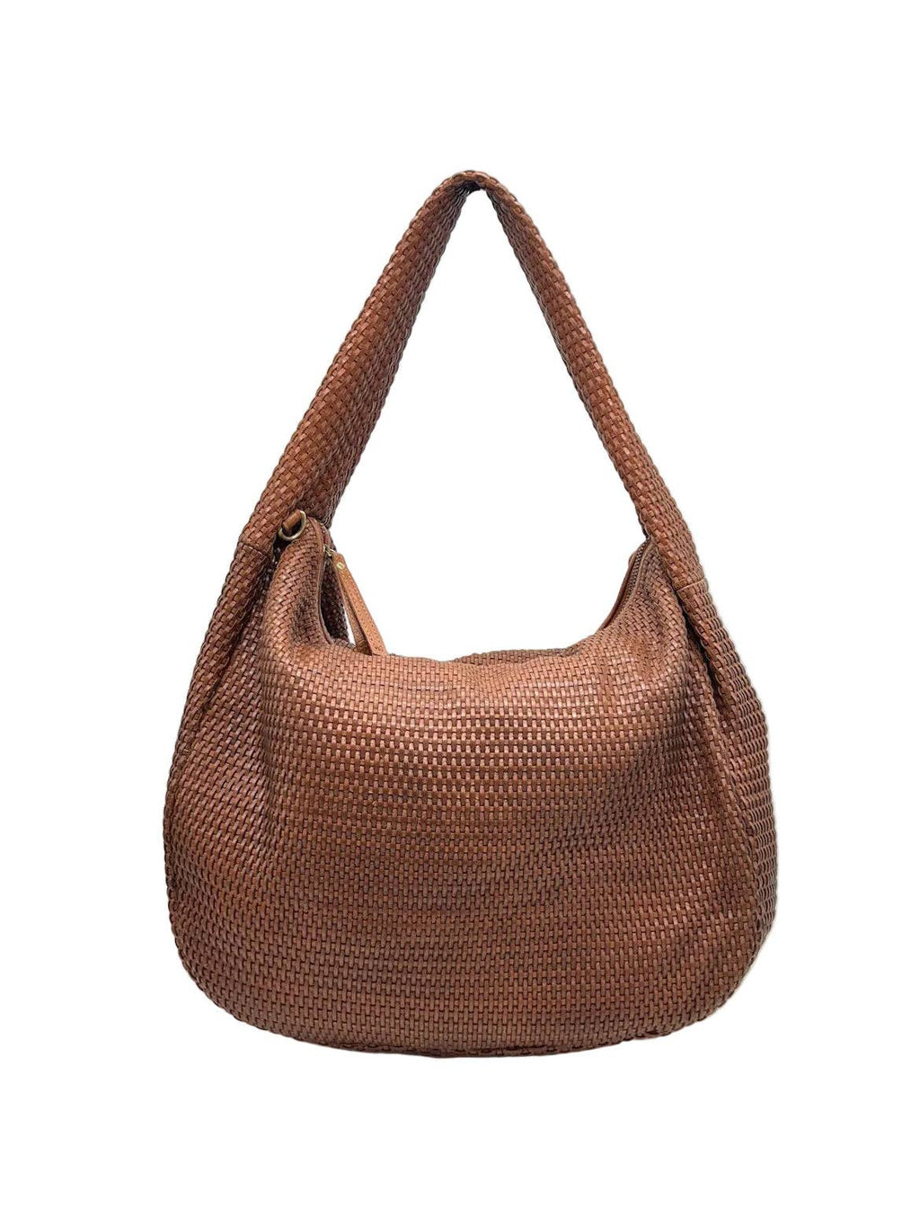 Woven Leather Hobo Bag - Sono Chic