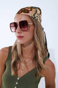 Oversized Square Sunglasses - Sono Chic