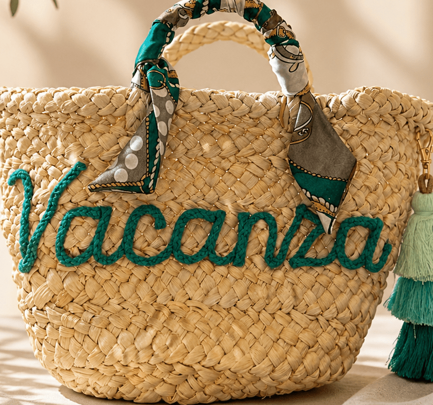 Vacanza Straw Beach Bag - Sono Chic