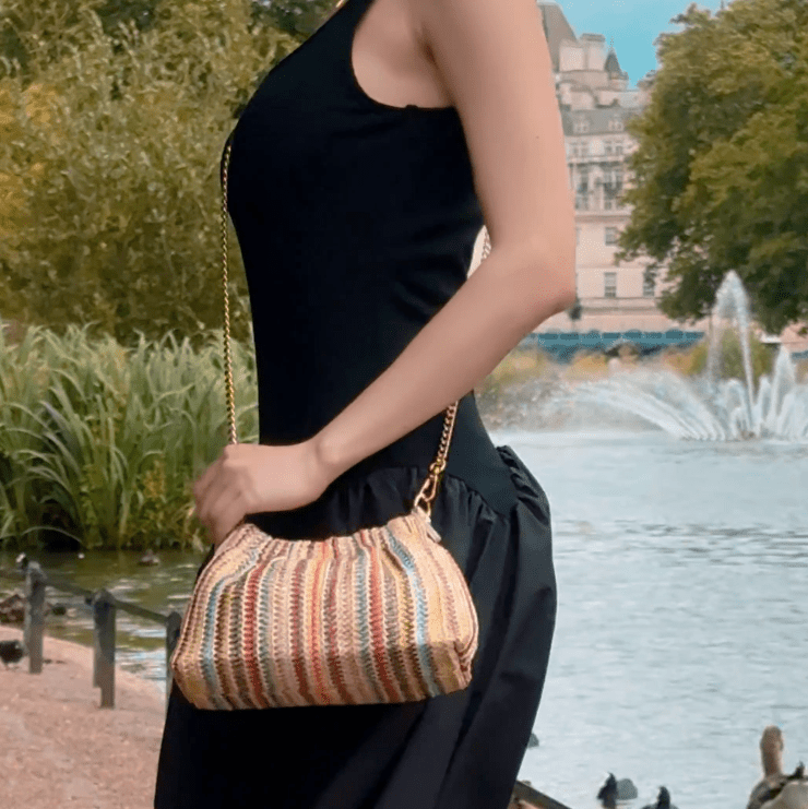 Raffia Rainbow Bag - Sono Chic