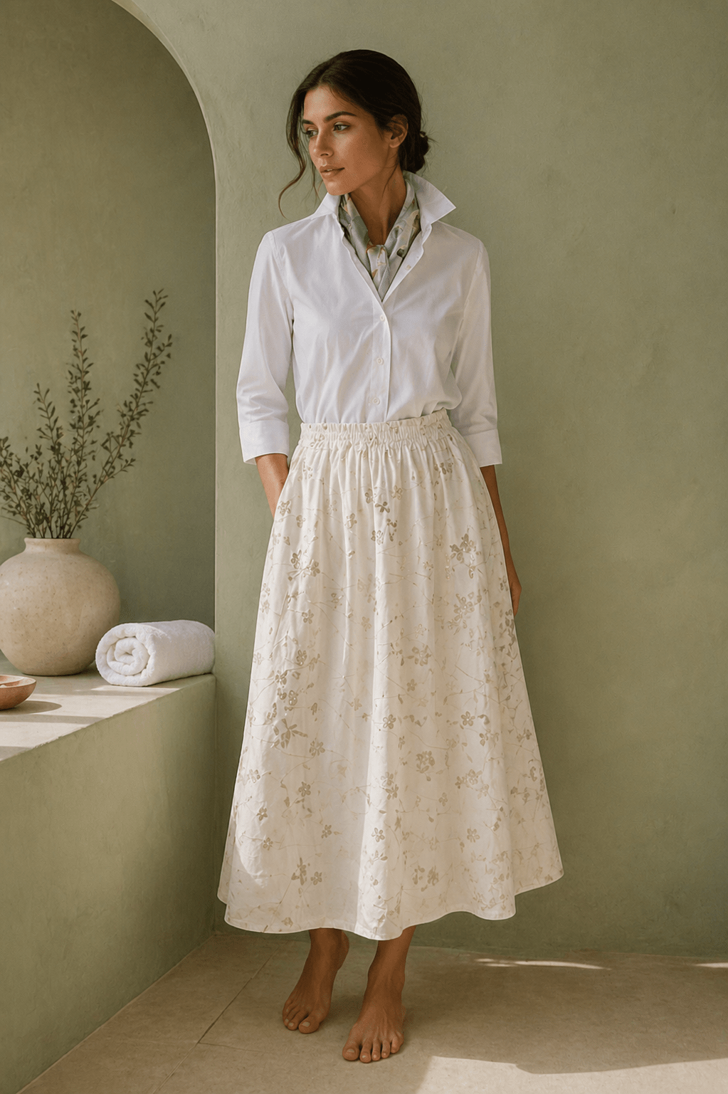 Linen Skirt - Sono Chic
