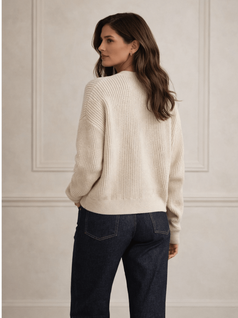 Cropped Cotton Cardigan - Sono Chic