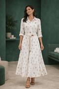 Floral Print Midi Dress - Sono Chic