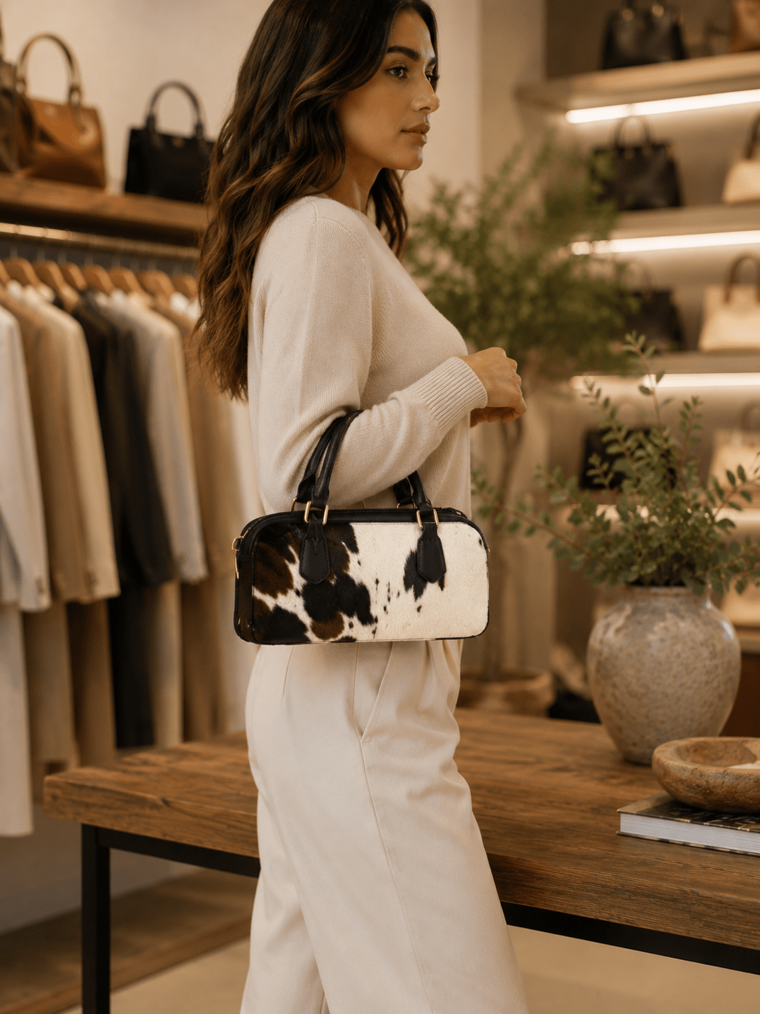 Mucca Baguette Bag - Sono Chic