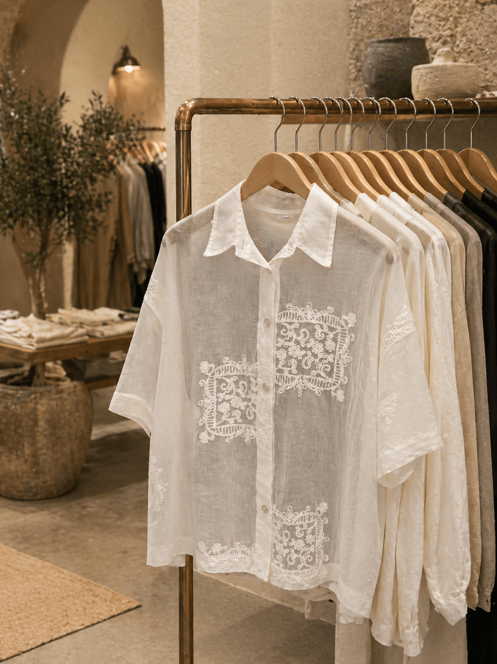Camicia Bianco - Panna - Sono Chic
