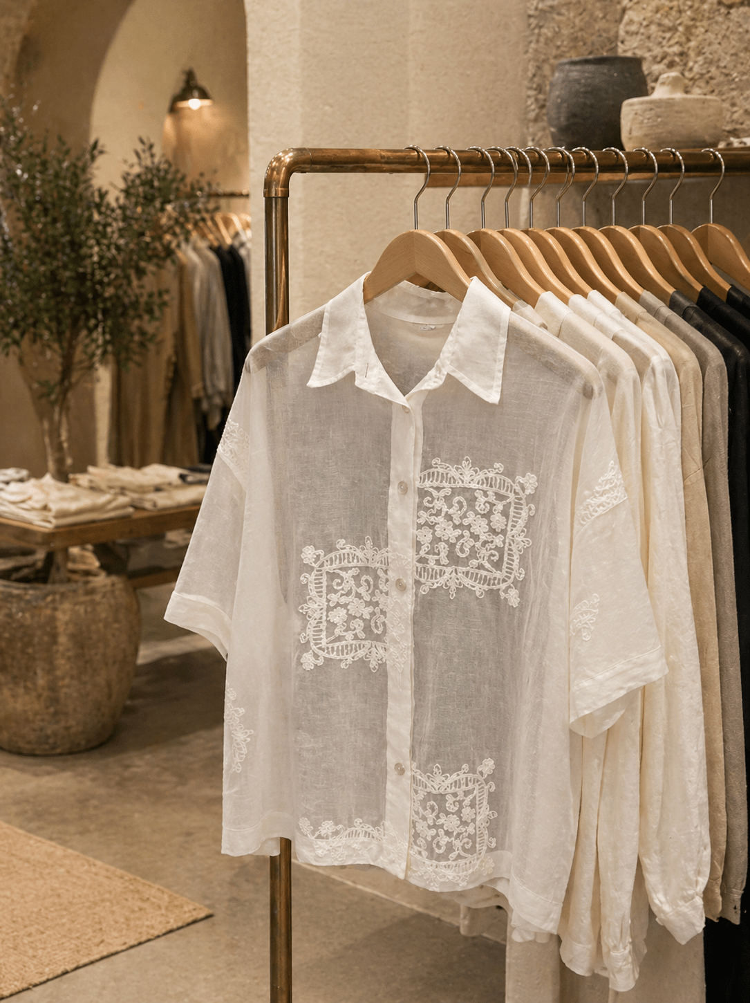 Camicia Bianco - Panna - Sono Chic