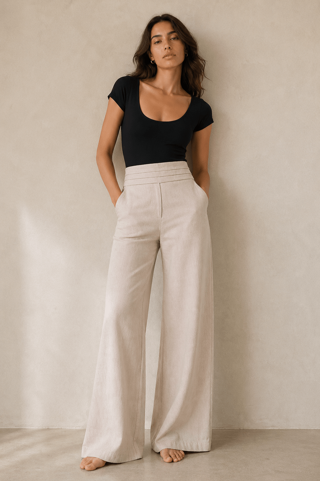 Soraya Linen Trousers - Sono Chic