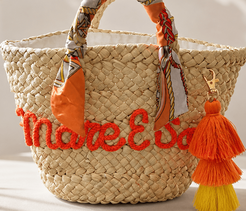 Mare e Sole Straw Beach Bag - Sono Chic