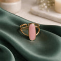18K Gold-Plated Oval Ring - Sono Chic