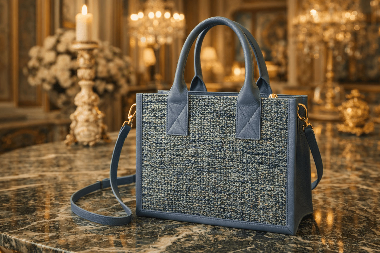 Tweed Mini Tote - Sono Chic