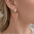 Handcrafted Heart Earrings - Sono Chic