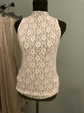 High Neck Lace Tank - Sono Chic