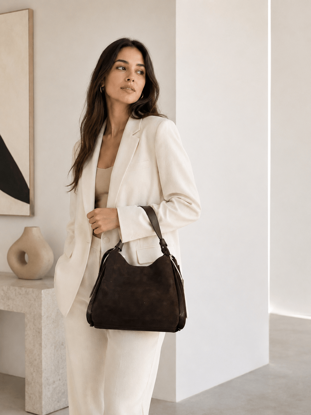 Suede Crossbody Bag - Sono Chic