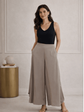 Silk Palazzo Pants - Sono Chic