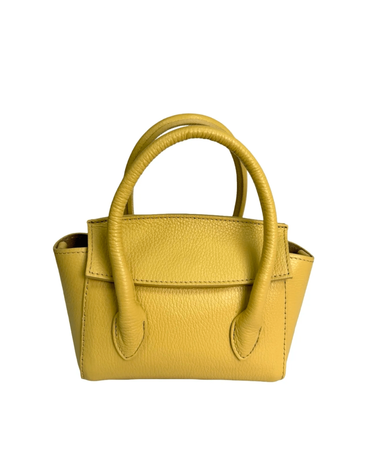 Mini Leather Top Handle Bag - Sono Chic