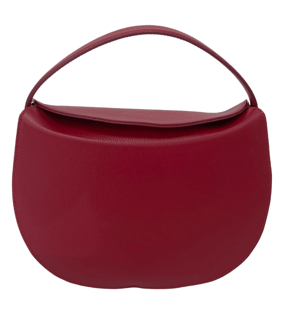 Leather Crescent Shoulder Bag - Sono Chic
