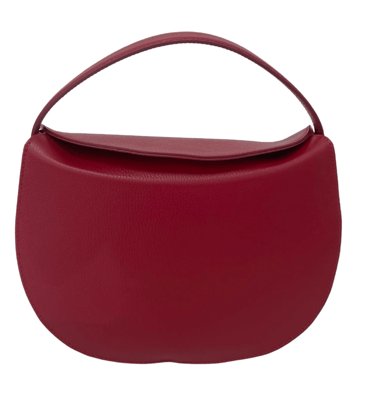 Leather Crescent Shoulder Bag - Sono Chic