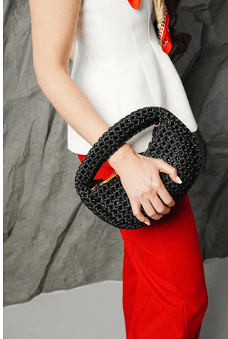 Woven Mini Crossbody Bag - Sono Chic