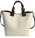 Leather Tote with Crossbody Strap - Sono Chic