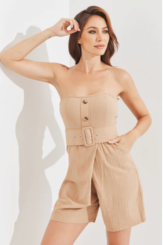 Belted Tube - Top Romper - Sono Chic