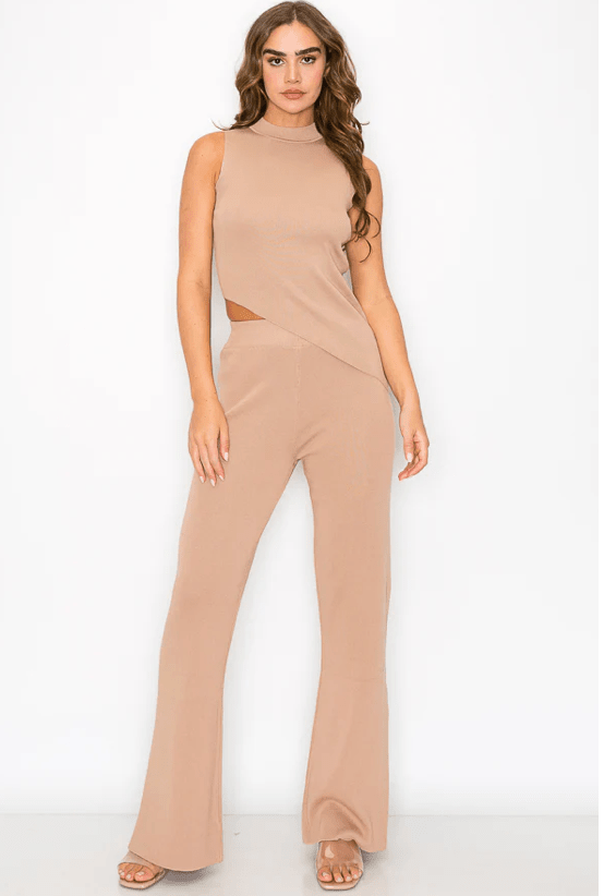 Asymmetric Hem Set - Sono Chic