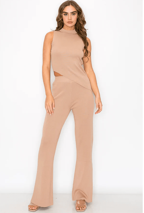 Asymmetric Hem Set - Sono Chic