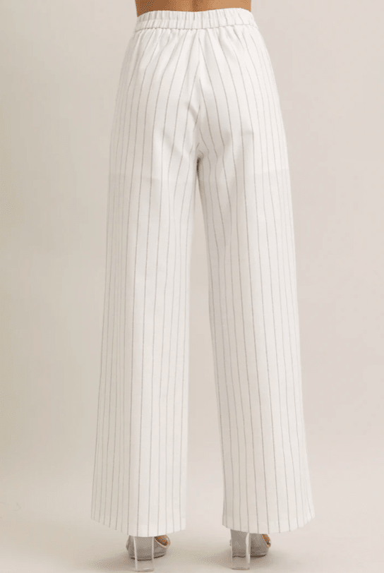 Pinstripe Vest & Trouser Set - Sono Chic