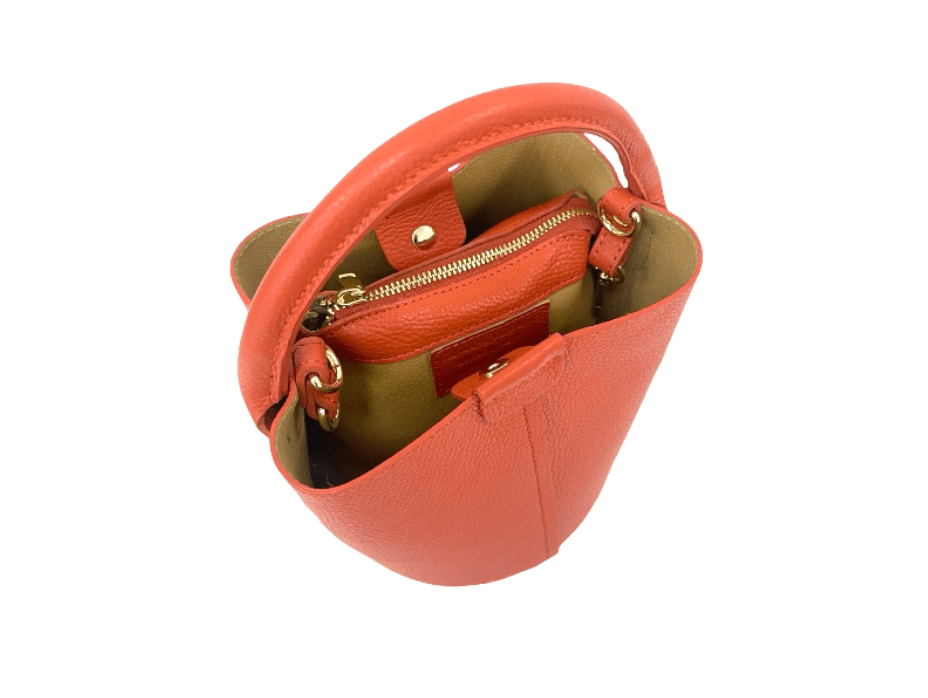Leather Bucket Bag - Sono Chic
