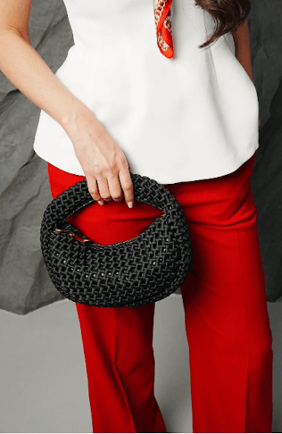 Woven Mini Crossbody Bag - Sono Chic
