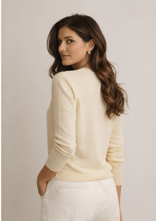 Cashmere Crewneck Sweater - Sono Chic
