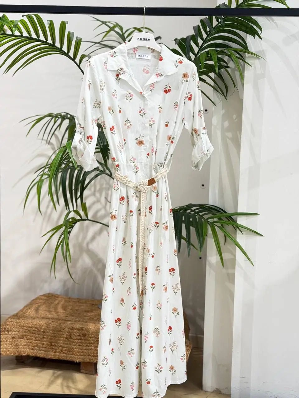 Floral Print Midi Dress - Sono Chic