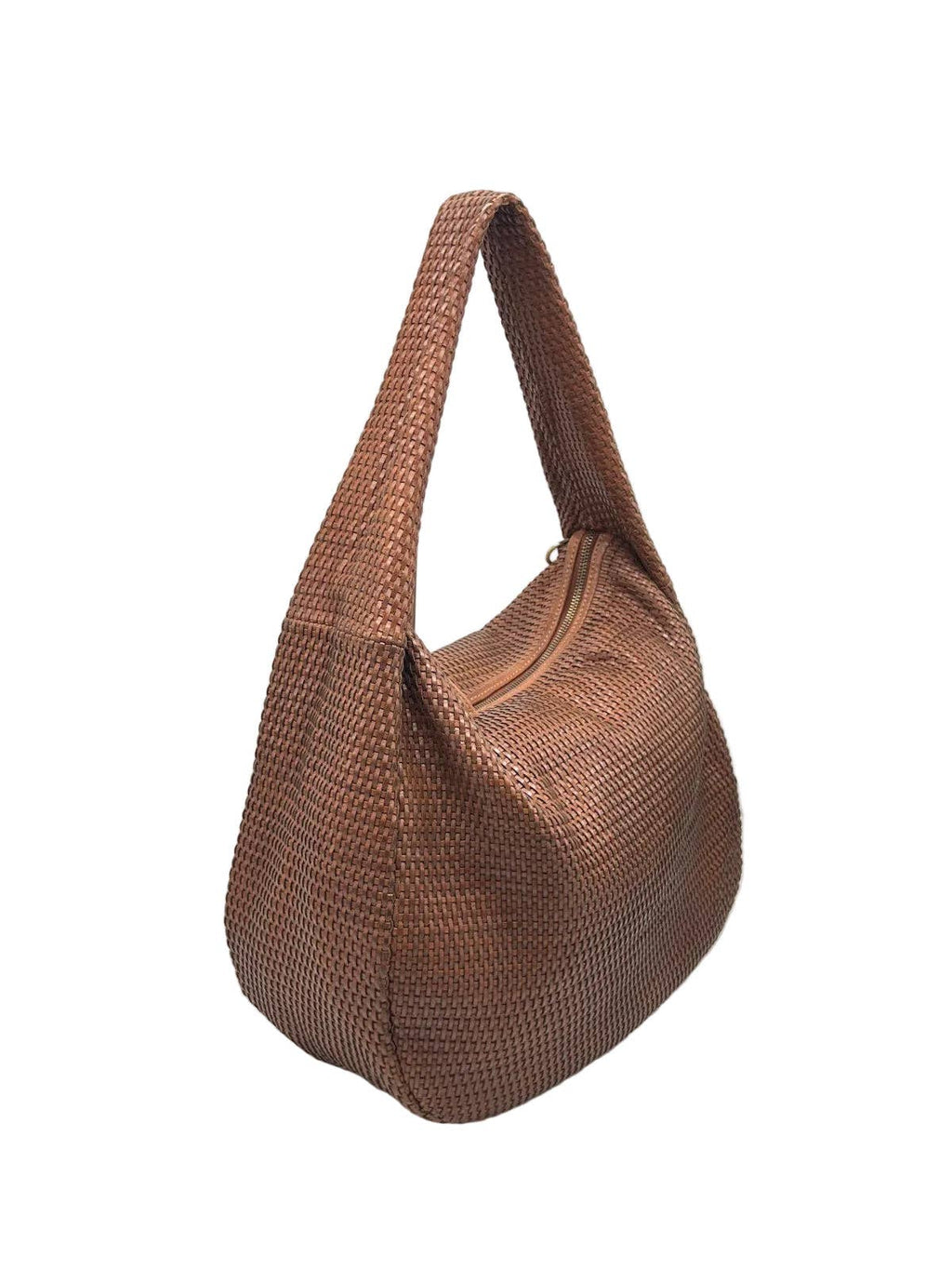 Woven Leather Hobo Bag - Sono Chic
