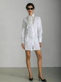 Lucrezia White Shirt Dress - Sono Chic