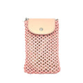 Leather & Straw Phone Bag - Sono Chic