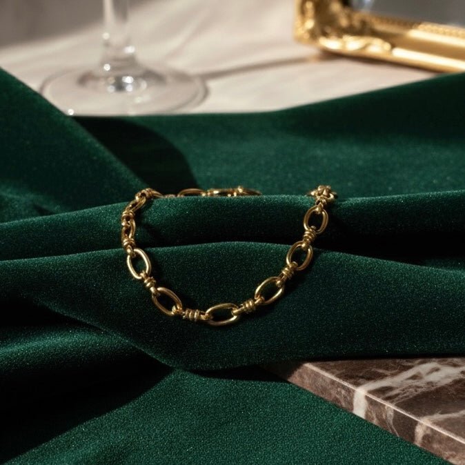 Golden Pulse Chain Bracelet - Sono Chic